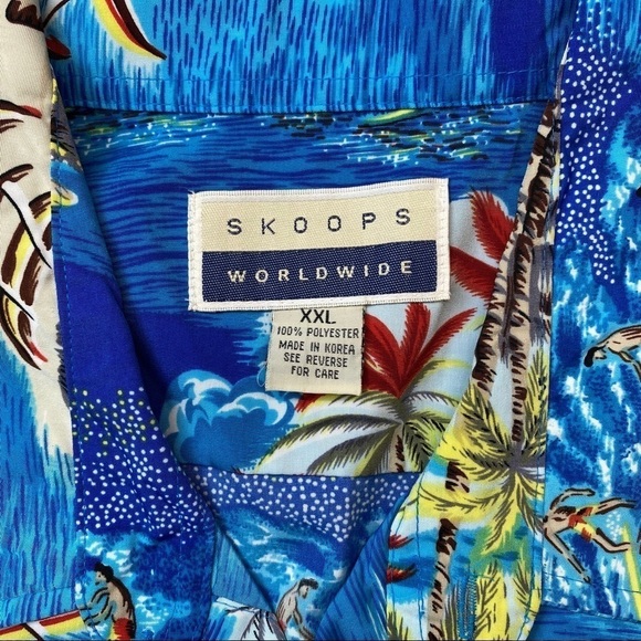 SKOOPS XXL HAWAIIAN STYLE SHIRT - Picture 5 of 7